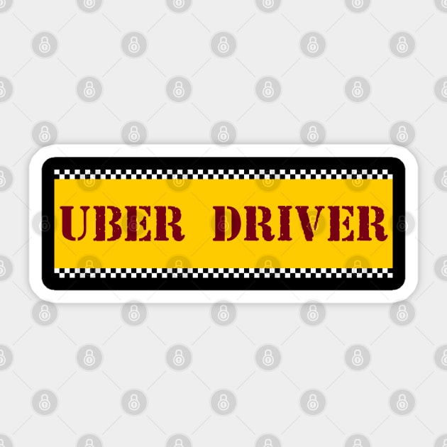 Uber Driver Sticker by TenomonMalke